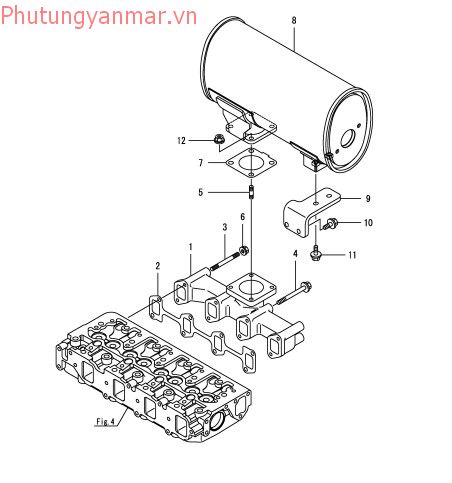 Ống gom khí xả và bộ tiêu âm